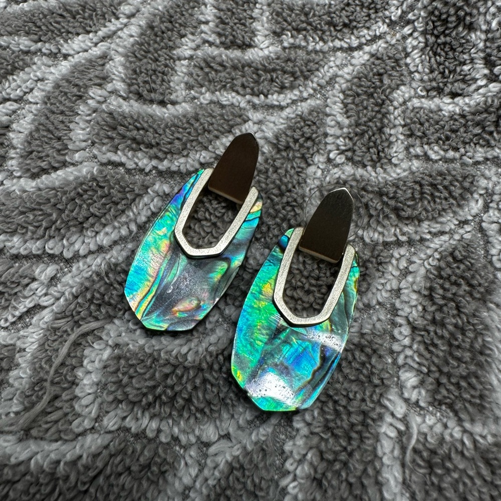 Colorful Abalone Shell Earrings